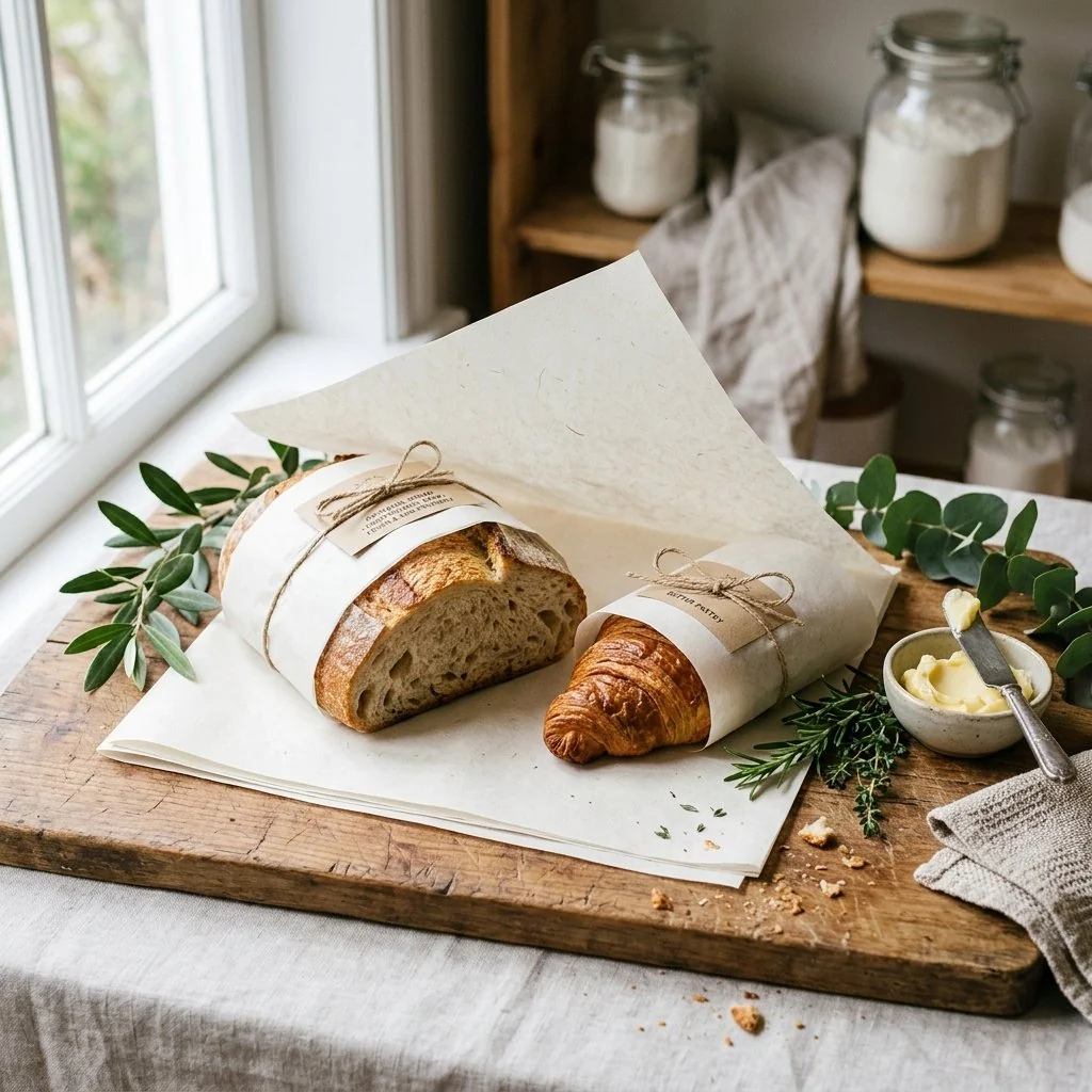Butter & Food Covers — Specialty food-grade covers for dairy and bakery products. Grease-resistant and breathable.