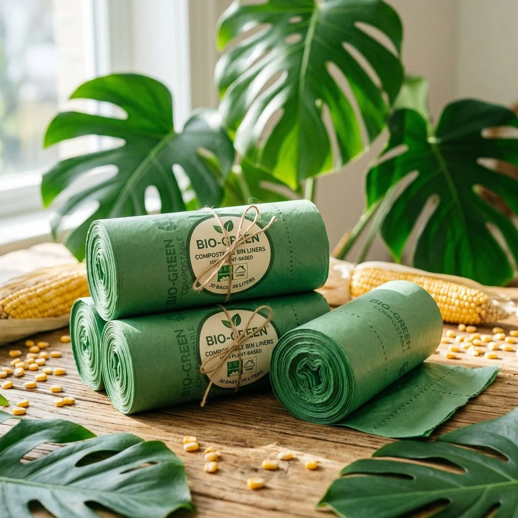 Garbage Bags — Leak-proof & odor-locking. Small, Medium, Large & Extra Large for home and industrial use.